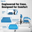 EZee Life CH2076 Sliding Swivel Padded Transfer Bench | 360 Shower Chair Canada