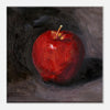 Vibrant Apple Canvas Print - Cheerful Fruit Kitchen Décor