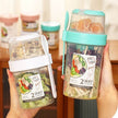 Portable Lock sealed Breakfast Oatmeal Cereal Nut Yogurt Fresh Fruit Salad Cup