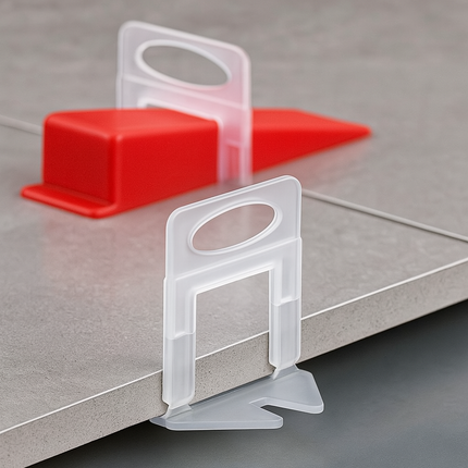 1.5 mm Tile Leveling Clips (100‑Pack) – Lippage‑Free Spacer System