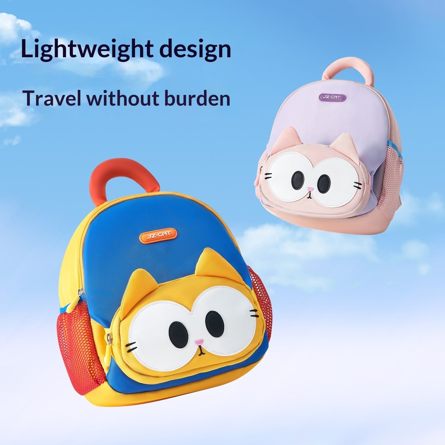 Girls' Cute Cartoon Mini Backpack – Kindergarten & Toddler, Optional Fanny Pack, 3 Colours