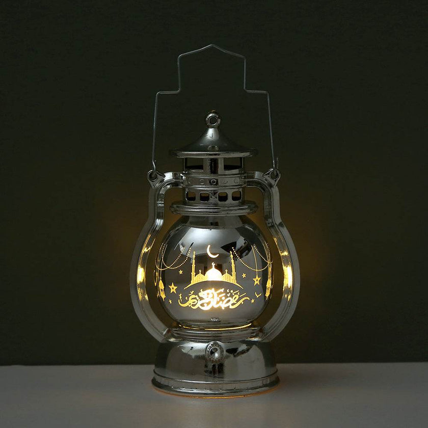 Ramadan Eid Mubarak Lantern Led Lights Party Decor Kids Gifts Middle East laser carved lantern