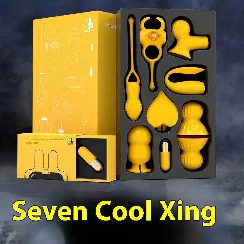 Thunder Storm Seven Torture Multi-functional Toys Kit For Women