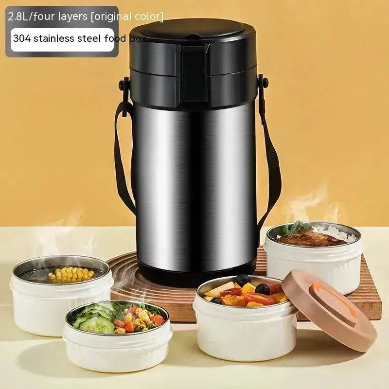 304 Stainless Steel Large Capacity Vacuum Thermal Insulated Lunch Box