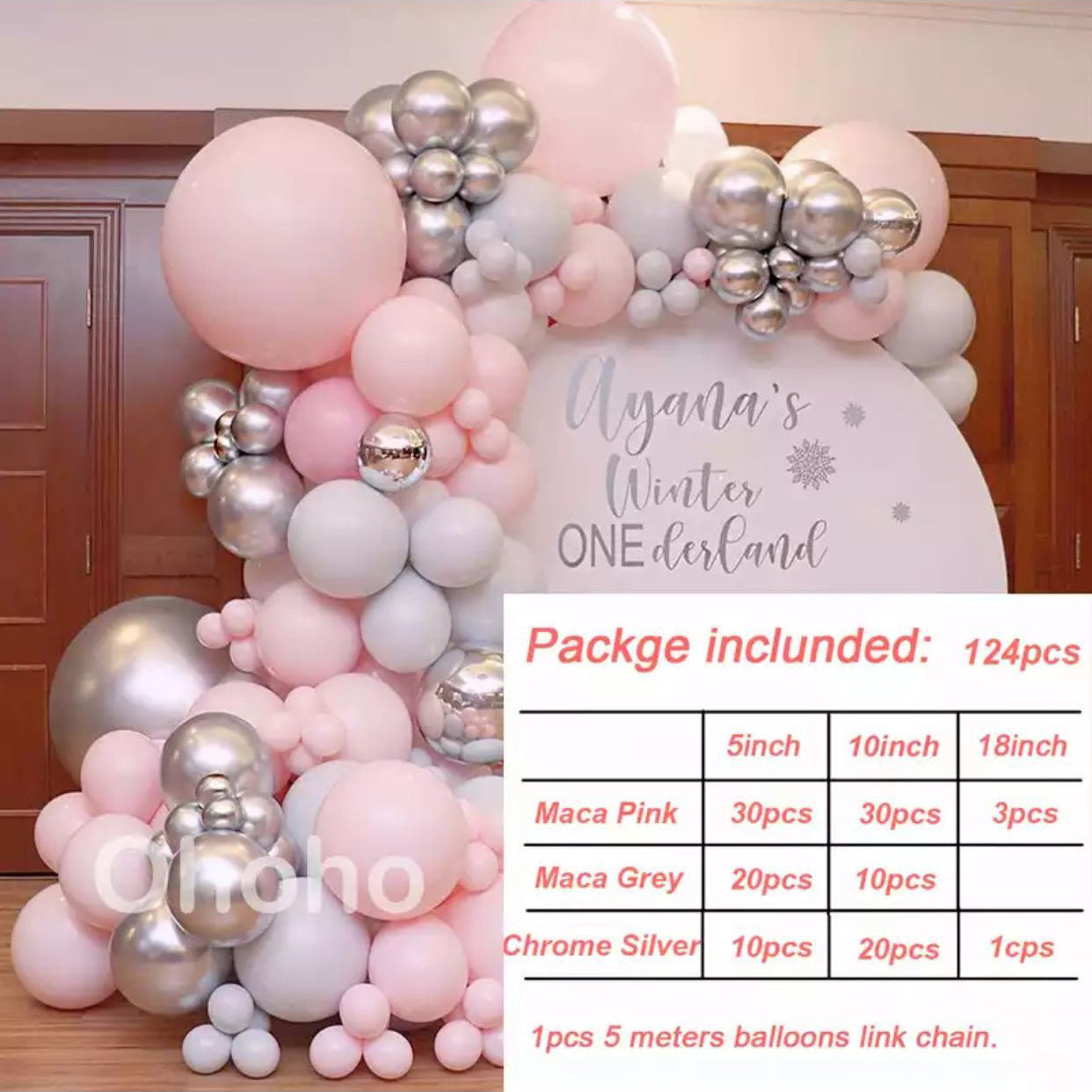 Balloon Garland Arch Kit – Multi-Style Party Decoration Set