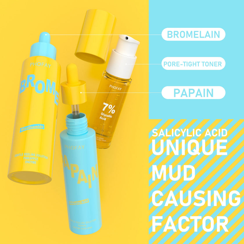 Phofay Exfoliating Face Scrub Set – Deep Pore Cleansing & Skin Renewal