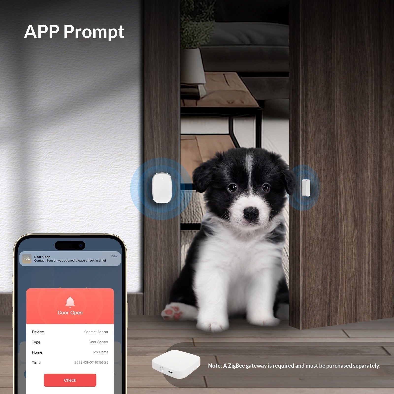 Wireless Security Door & Window Magnetic Sensor – Smart Home Alarm Contact Sensor