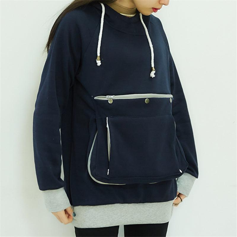 Women's Cat Print Pullover Hoodie Sweatshirt for Pet Lovers