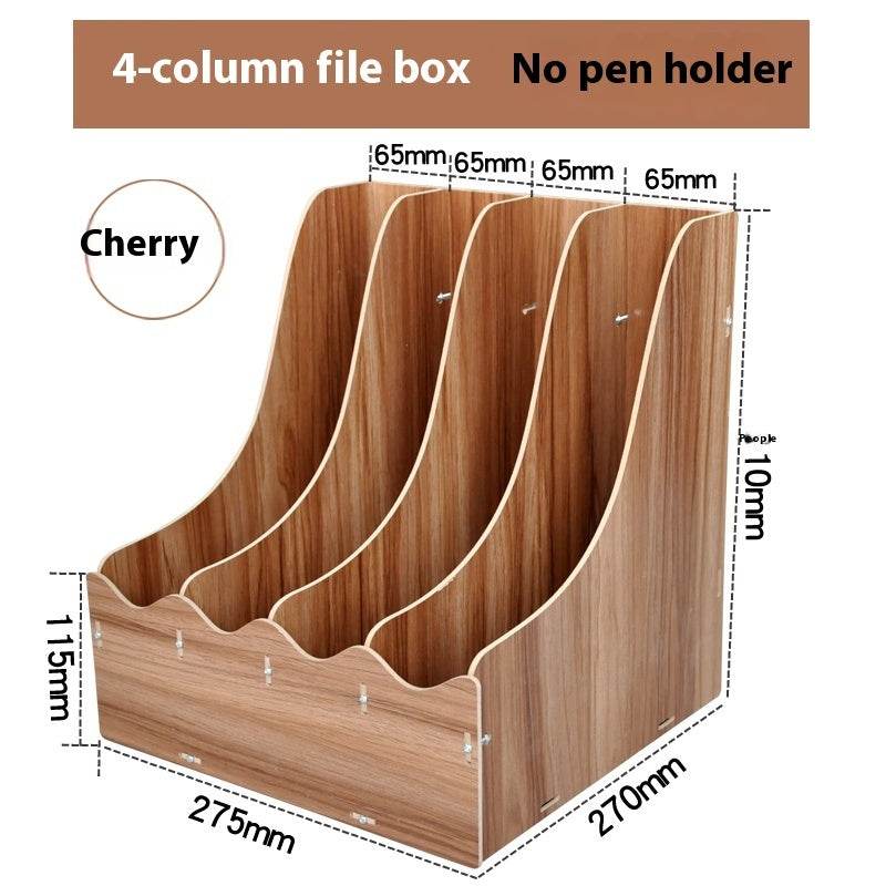 Minimalist Wooden Desk Organizer Office Table Organizer