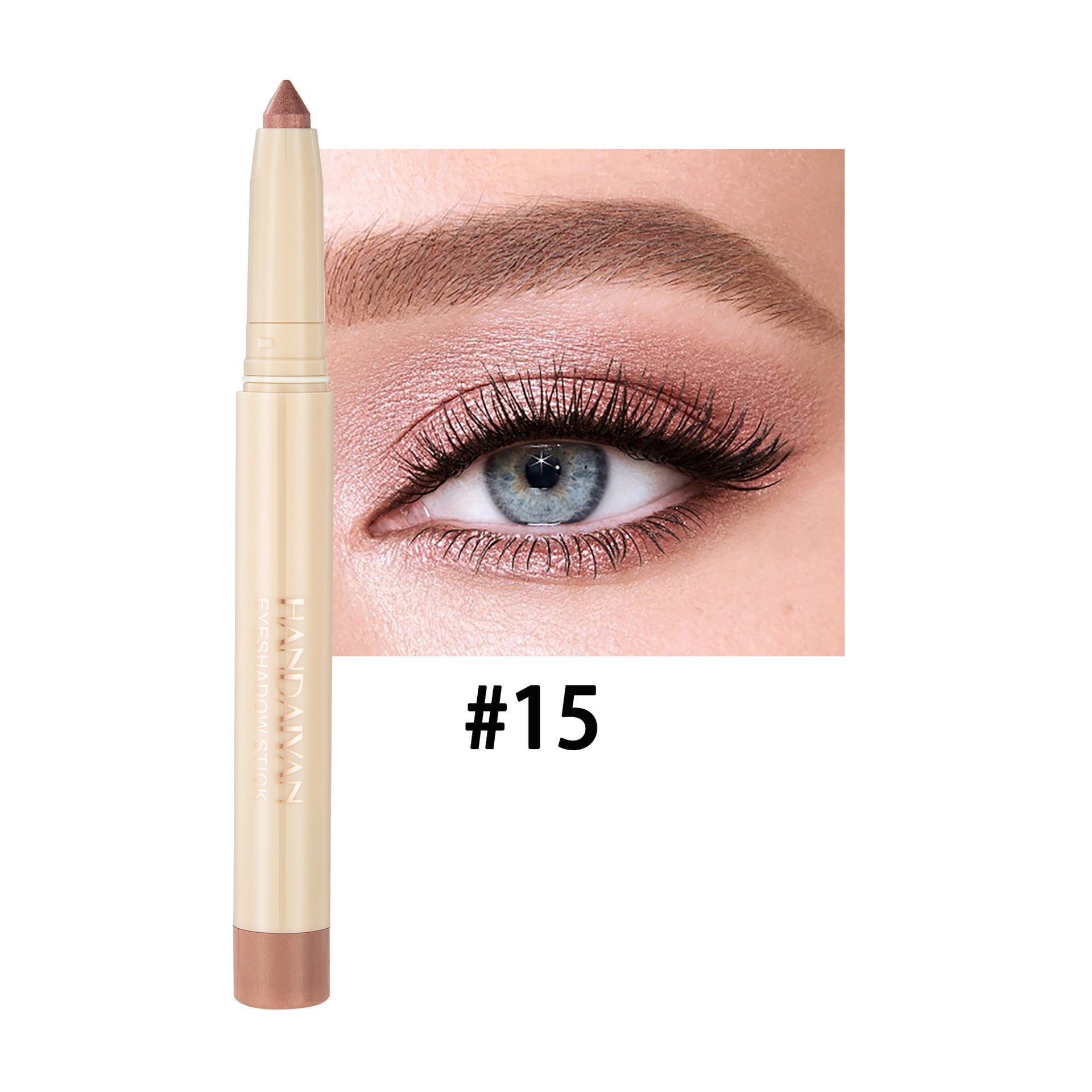 22-Shade Eye Shadow Stick Pen – Dual-Use Eyeliner & Eyeshadow, 22 Colors