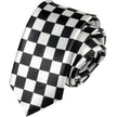 Men's Narrow Plaid Tie – Slim Arrow Polyester Necktie for Business & Formal Wear | Canada & USA