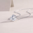 Simple Pleasure - Top-quality Moissanite Fashionable Light Luxury Jewelry Pendant Necklace S925 Silver Plated Platinum