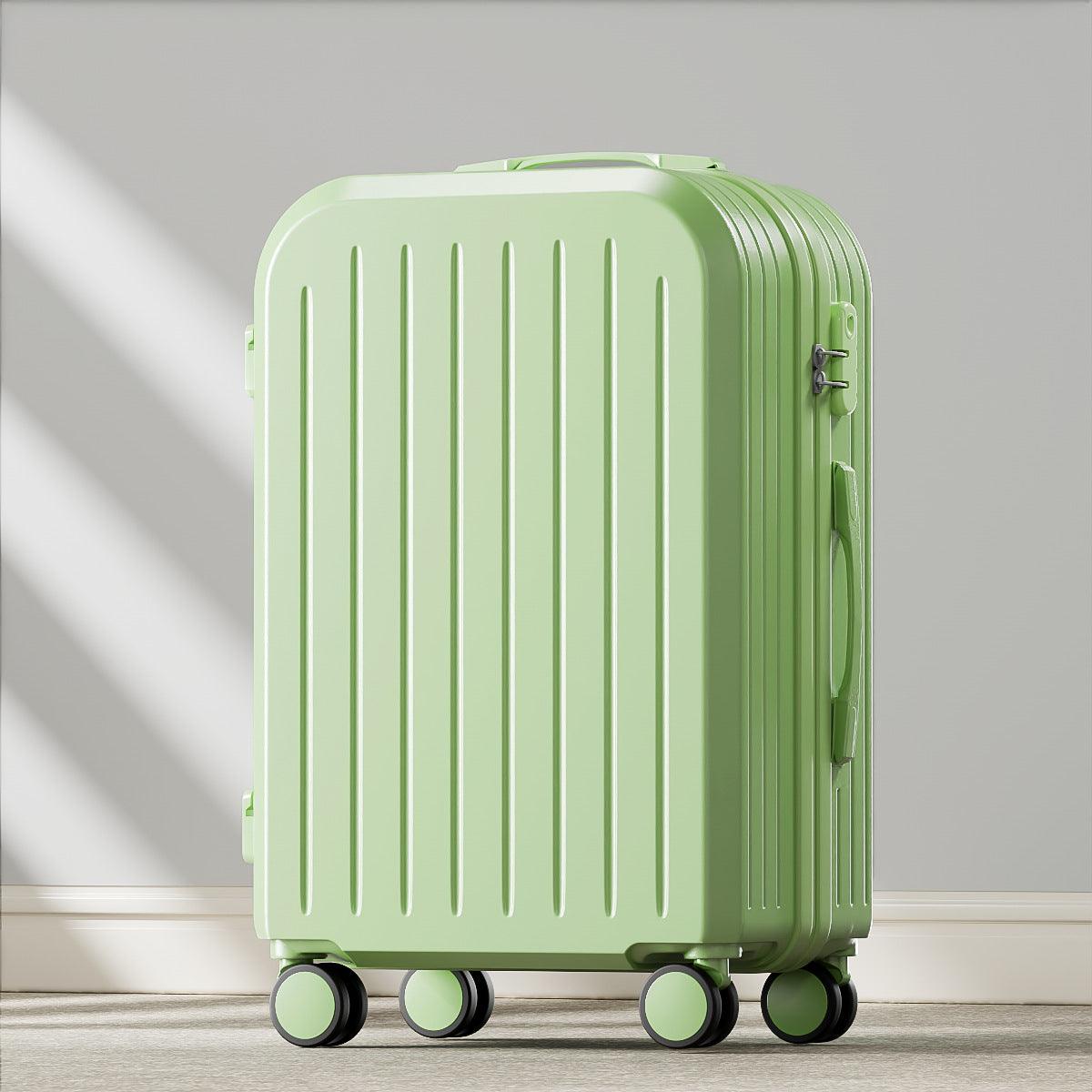 Multifunctional Smart Carry-On Suitcase with USB Port, Cup Holder & Spinner Wheels