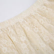 Fashionable Retro Trendy Irregular Midi Lace Skirt