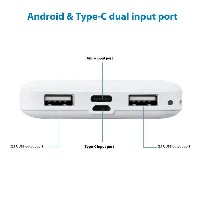 Fashion Ultra-thin Mini Mobile Power Bank
