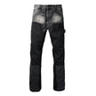 Denim Non-elastic Slim Fit Bootcut Trousers Men Jeans