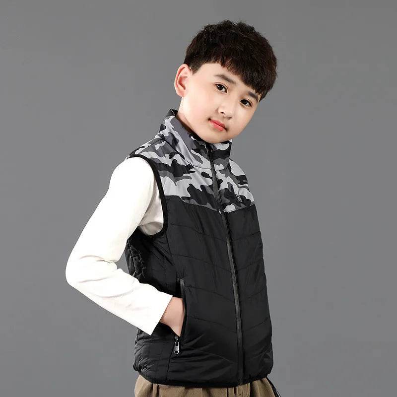 Children Thermal Winter Vest Jacket Outwear Boy Girl Kids
