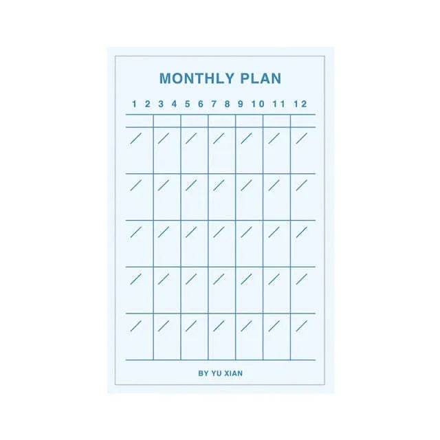 Daily Weekly Notepad Planner Tearable Message Memo Book