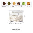 Airtight Pantry Food Storage Containers – Kitchen Organizer in 5 Sizes (460ml to 1800ml)