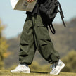 Autumn And Winter Straight Casual Wide-leg Corduroy Baggy Cargo Pant Overalls Men