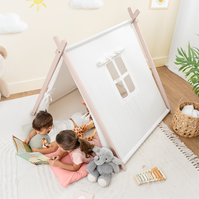 Comfy Cubs - Kids Play Tent - Natural Wood