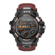 Outdoor Sport Smart Watch with Bluetooth Calling – Rugged GPS Fitness Watch (Black & Red)