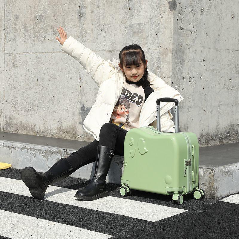 Kids Carry On Luggage Rolling Suitcase Lightweight Children Travel Trolley