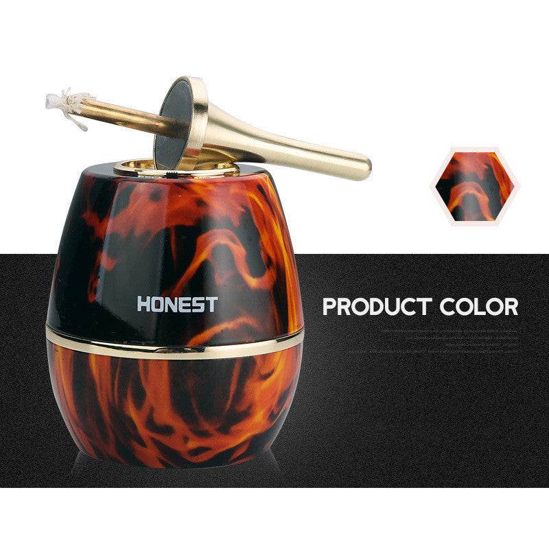 HONEST Personalized Metal Creative Oil-electric Hybrid Lighter Match Igniter