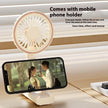 Mini Folding Digital Display Mute Refrigeration Handheld Fan