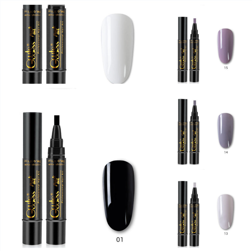 3-in-1 Nail Glue Pen – Gel, Magnet & French Manicure Tool (36 Colours + Sets)