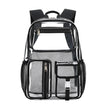 Clear Transparent Large Capacity Backpack – School & Travel Bag | Black, Gray, Pink, Lavender