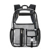 Clear Transparent Large Capacity Backpack – School & Travel Bag | Black, Gray, Pink, Lavender