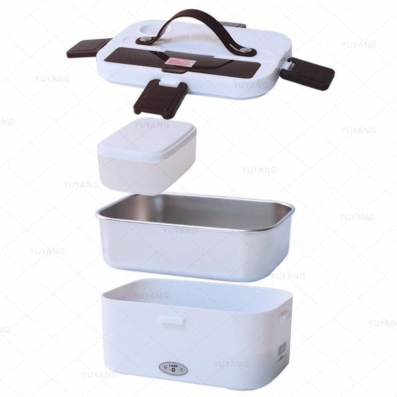 Portable Electric Lunch Box – 304 Stainless Steel, Car & Home Use