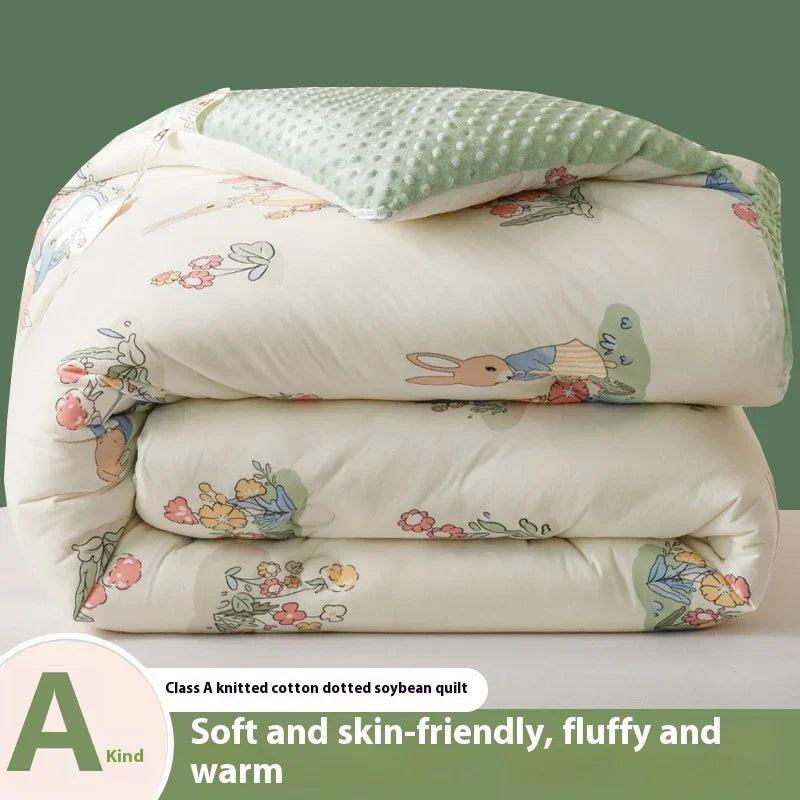 Beanie Velvet Quilt Soybean Fiber Duvet Insert Autumn And Winter