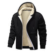 Lambswool Coat – Men’s Warm Polyester Winter Coat in Solid Colors
