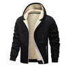 Lambswool Coat – Men’s Warm Polyester Winter Coat in Solid Colors