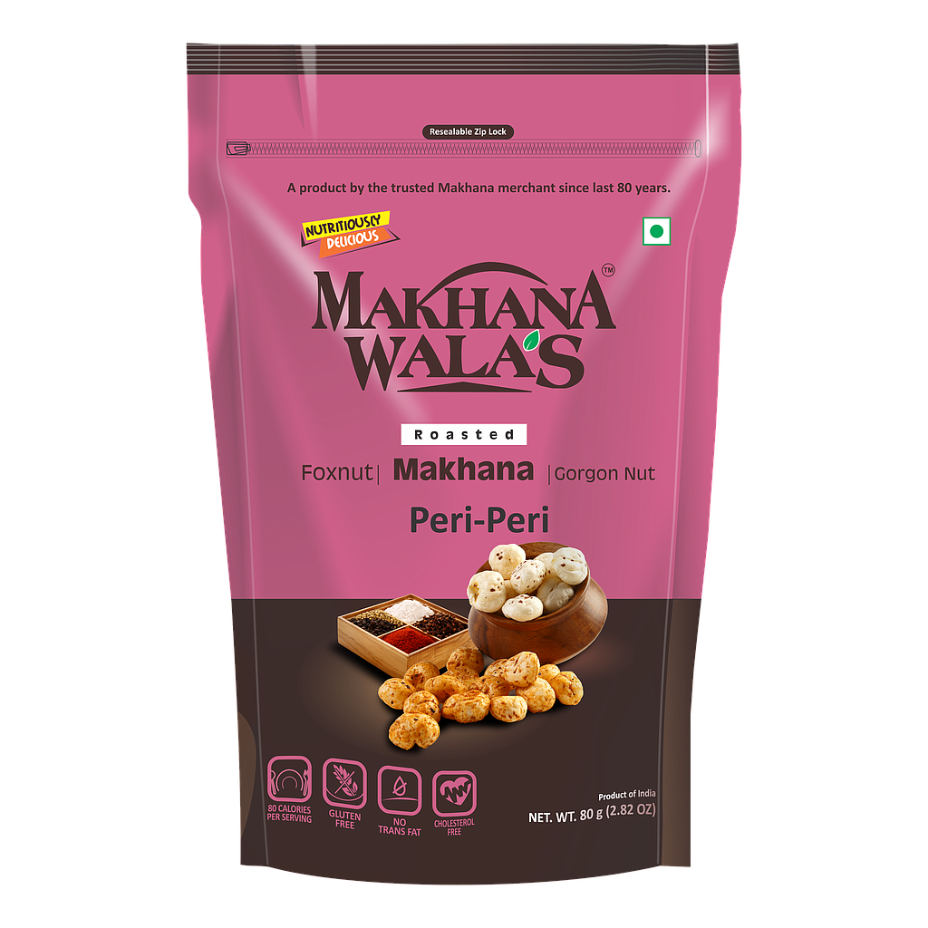 Makhana Walas Peri Peri Roasted Makhana 60g