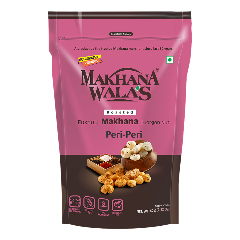 Makhana Walas Peri Peri Roasted Makhana 60g