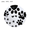 Dog Paw Birthday Party Tableware Set – Pet Birthday Plates, Cups & Decoration Kit