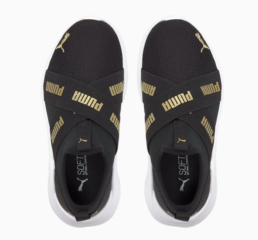 Puma Wired Run Slip On Flash Jr - Kids Running Shoe