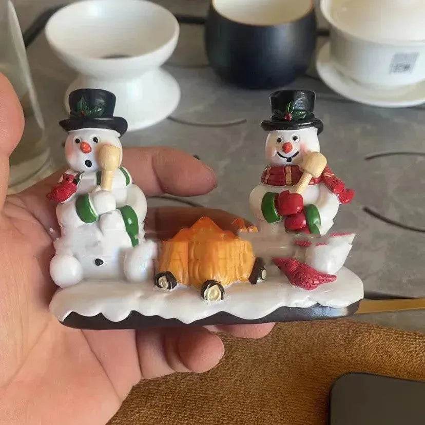 Christmas Snowman And Campfire Night Light Gift for kids
