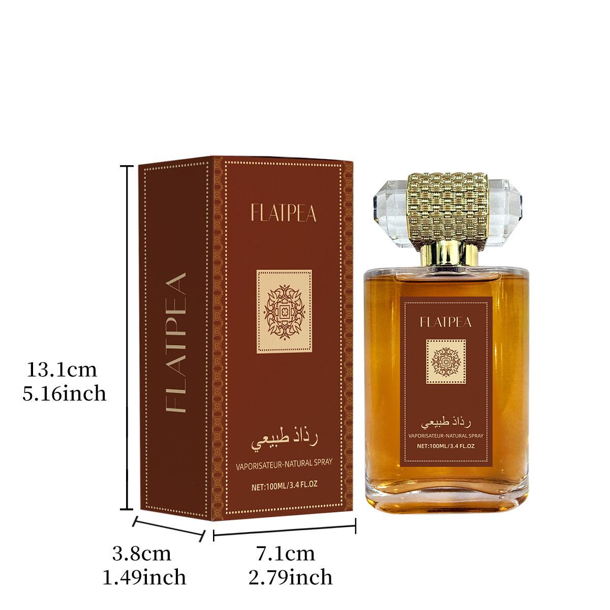 Arabian Sandalwood Men's Alcohol-Free Perfume Spray 100ml – Long-Lasting Middle Eastern Fragrance