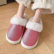Fashion Frosted Sequined Plush Slippers Winter Warm Home Indoor Non-slip Bedroom Floor Fuzzy Slipper For Couple Women House Shoes