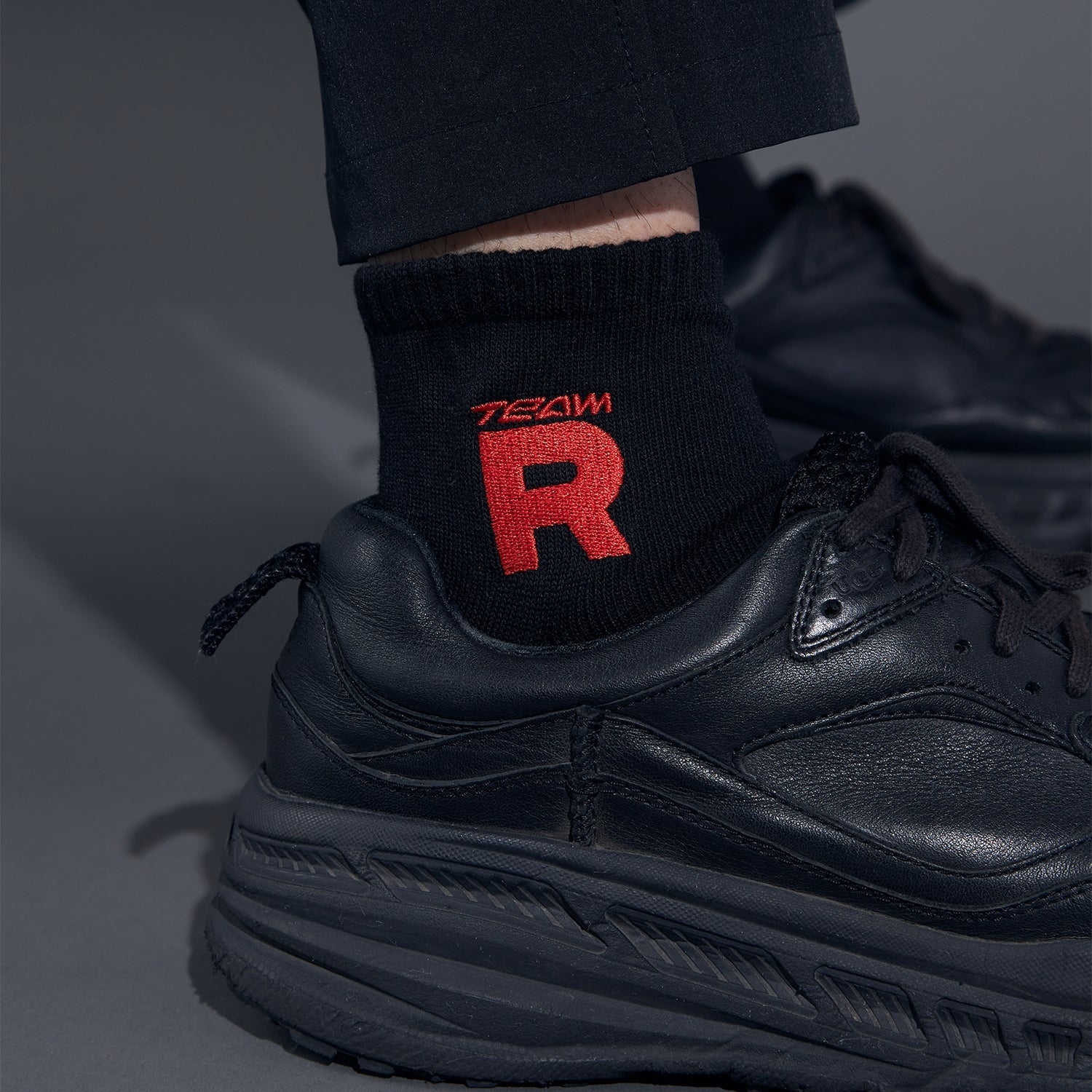 Team Rocket (Japanese) Mid-Length Socks Black