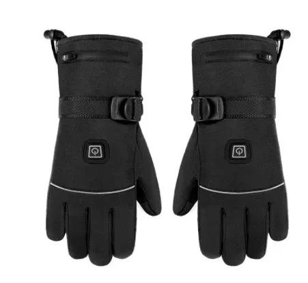 Motorbike Heated Gloves – Electric Touch Screen Winter Riding Gloves