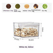 Airtight Pantry Food Storage Containers – Kitchen Organizer in 5 Sizes (460ml to 1800ml)
