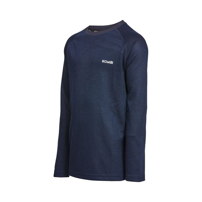 Kombi Merino Blend Crew Top Junior
