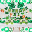 St. Patrick's Day Balloon Party Decoration Kit – 32-Piece Clover & Lucky Balloon Set