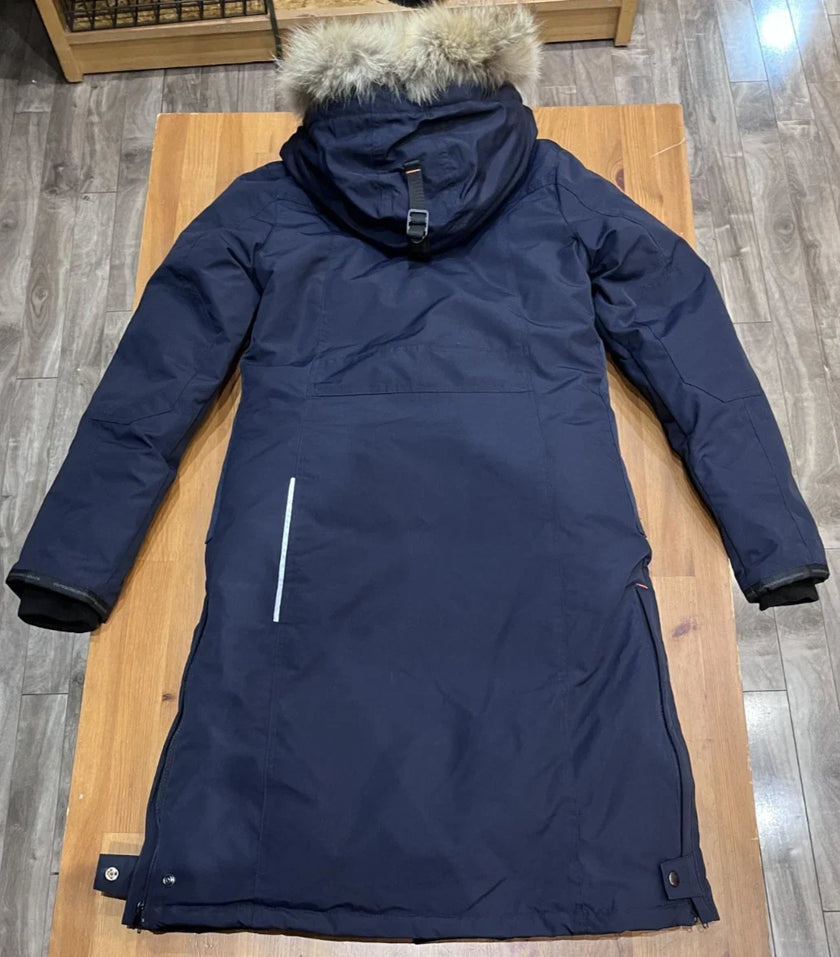 Outdoor Survival Canada Women's Nuaja -40 Down Parka - Cold Lake Blue, Medium - ON DISPLAY