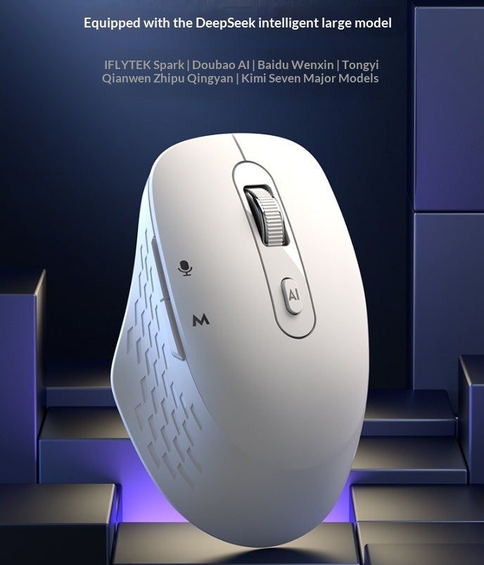 AI Smart Voice Mouse – Wireless Bluetooth Mouse with Voice Typing and Translation Canada